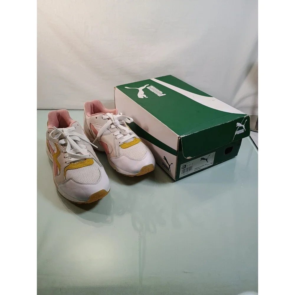 Puma Prevail Classic Women's White/ Sulphur Size 6.5 US